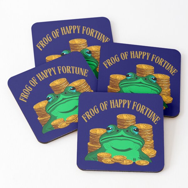 Item preview, frog of happy fortune designed and sold by FromJack.
