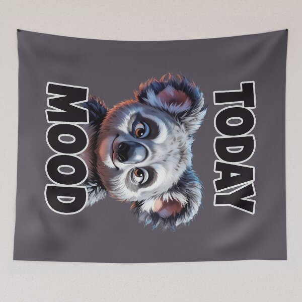 Item preview, Today Koala Mood, Funny Cute Koala designed and sold by QuirkySpark.