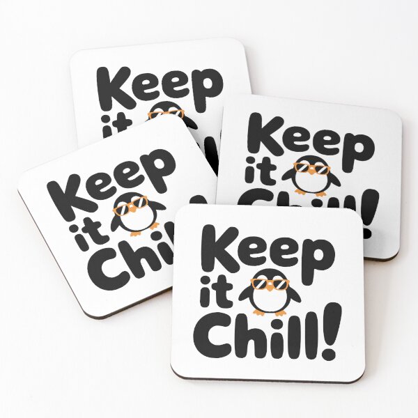 Item preview,  Keep It Chill! Cute Penguin Pun designed and sold by PMCreative.