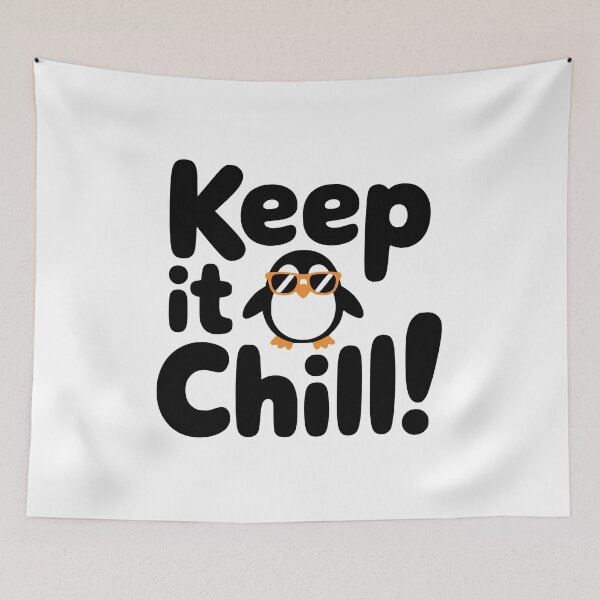Item preview,  Keep It Chill! Cute Penguin Pun designed and sold by PMCreative.
