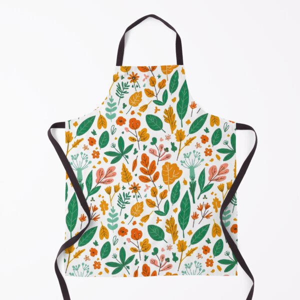 Item preview, Vibrant Autumn Foliage Seamless Pattern | Mustard Yellow, Green & Orange Botanical Design designed and sold by MT-Hub | Art for Every Soul.