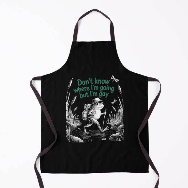 Item preview, I Don't Know Where I'm Going But I'm Gay Frog Pride LGBTQ  designed and sold by CombatTask.