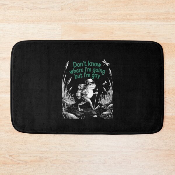 Item preview, I Don't Know Where I'm Going But I'm Gay Frog Pride LGBTQ  designed and sold by CombatTask.