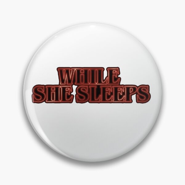Item preview, While She Sleeps - Band Sticker (Stranger Things) designed and sold by Kev Prescott.