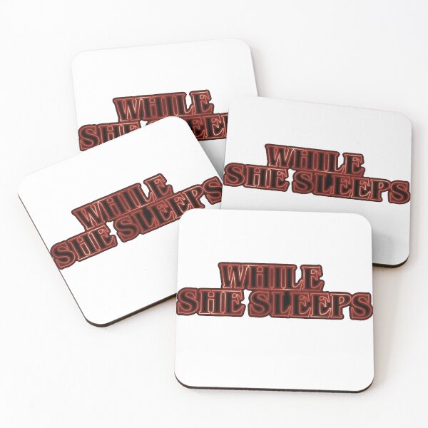 Item preview, While She Sleeps - Band Sticker (Stranger Things) designed and sold by Kev Prescott.