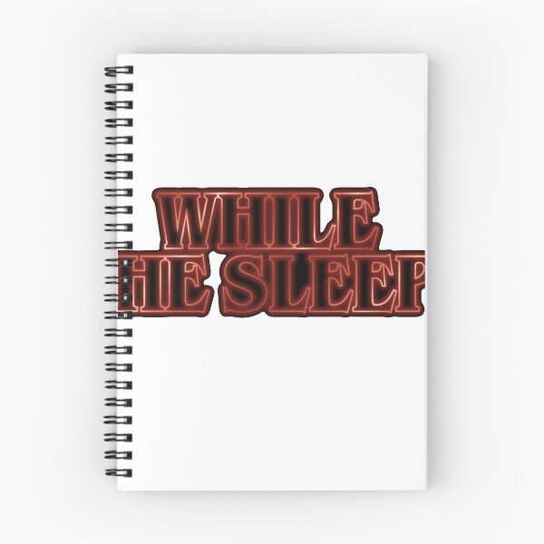 Item preview, While She Sleeps - Band Sticker (Stranger Things) designed and sold by Kev Prescott.