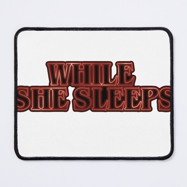 Item preview, While She Sleeps - Band Sticker (Stranger Things) designed and sold by Kev Prescott.