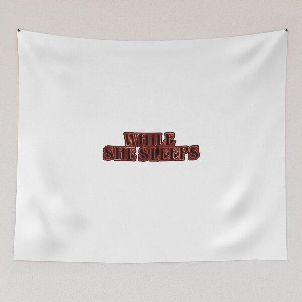 Item preview, While She Sleeps - Band Sticker (Stranger Things) designed and sold by Kev Prescott.
