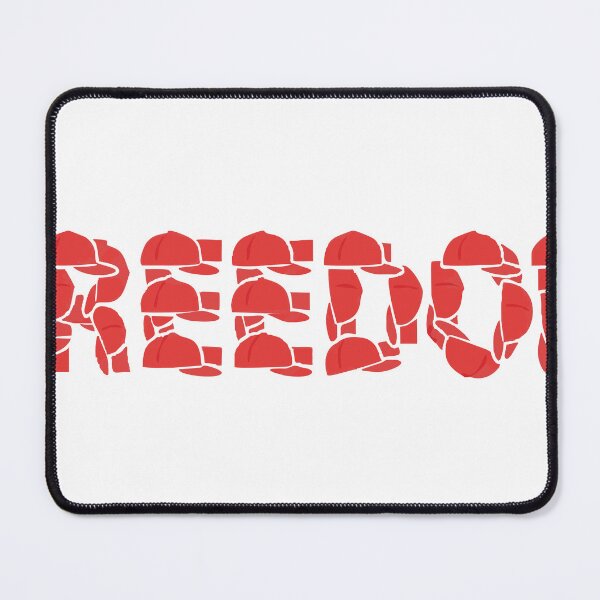 Item preview, FREEDOM Typography T-Shirt | Patriot Graphic Shirt With Red Caps Design designed and sold by BambaKchula.
