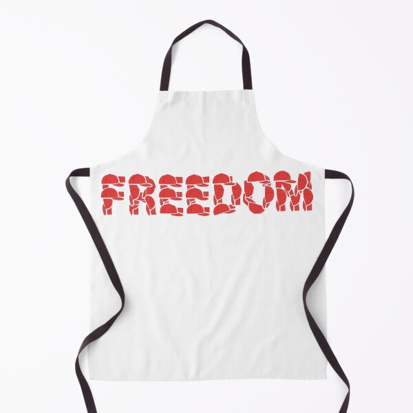 Item preview, FREEDOM Typography T-Shirt | Patriot Graphic Shirt With Red Caps Design designed and sold by BambaKchula.