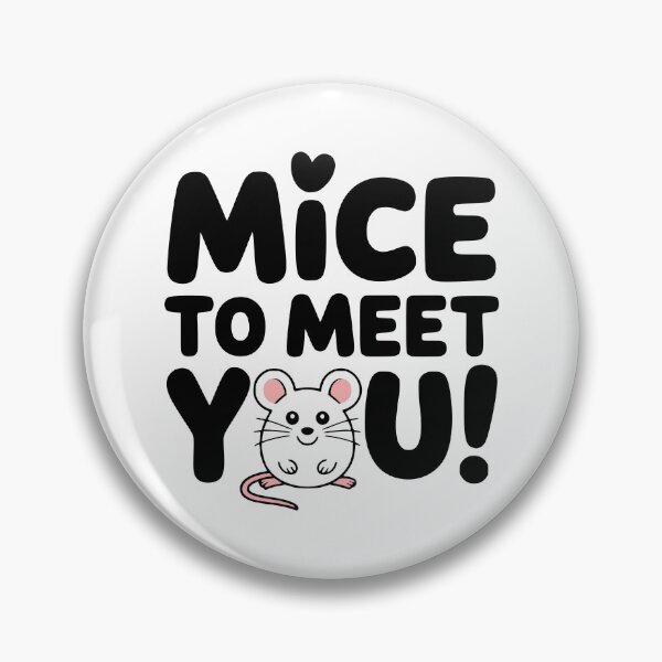 Item preview, Mice To Meet You! Cute Mice Pun designed and sold by PMCreative.