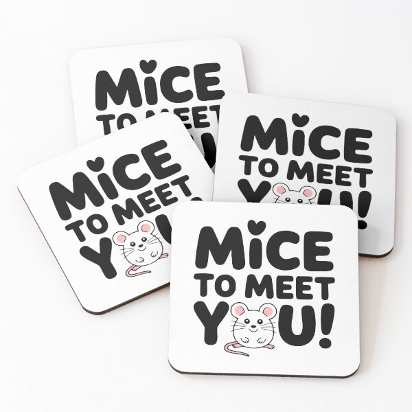 Item preview, Mice To Meet You! Cute Mice Pun designed and sold by PMCreative.
