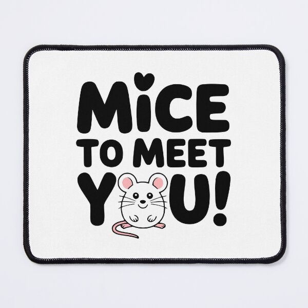 Item preview, Mice To Meet You! Cute Mice Pun designed and sold by PMCreative.