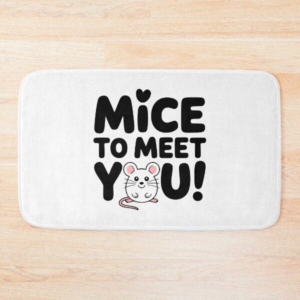 Item preview, Mice To Meet You! Cute Mice Pun designed and sold by PMCreative.