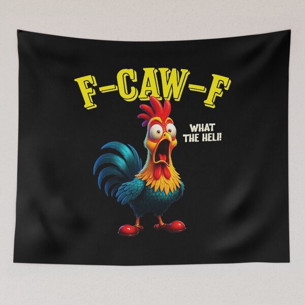 Item preview, Funny Chicken Fcawf What The Heli Rooster Work Coffee  designed and sold by tadmercado.
