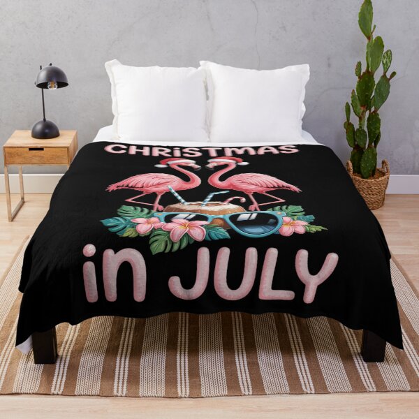 Item preview, Christmas In July Flamingo designed and sold by RayhendersonArt.