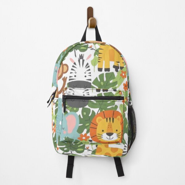 Item preview, Adorable Safari Jungle Animals Pattern | Cute Elephant, Lion, Monkey, and Giraffe Design designed and sold by MT-Hub | Art for Every Soul.