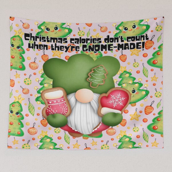 Item preview, Calories Don’t Count When They’re Gnome-Made | Whimsical Gnome Art for Holiday Chefs designed and sold by Gnome to Express.