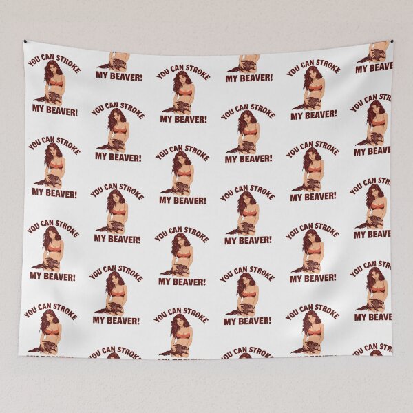 Item preview, You can stroke my beaver! designed and sold by NicMacTees.