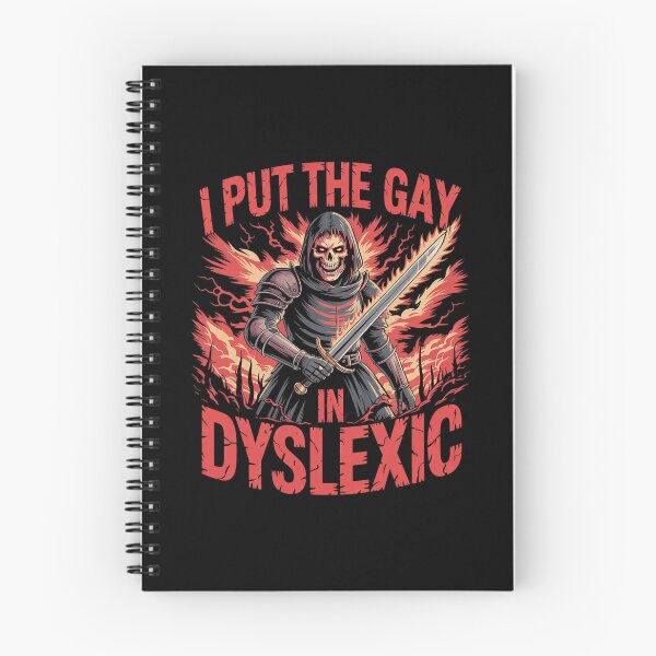 Item preview, I Put The Gay In Dyslexic Hard Skeleton Meme Bootleg  designed and sold by MathisBellanger.