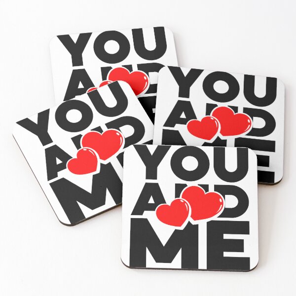 Item preview, YOU AND ME, Love quotes typography  designed and sold by HGstudioDesign.