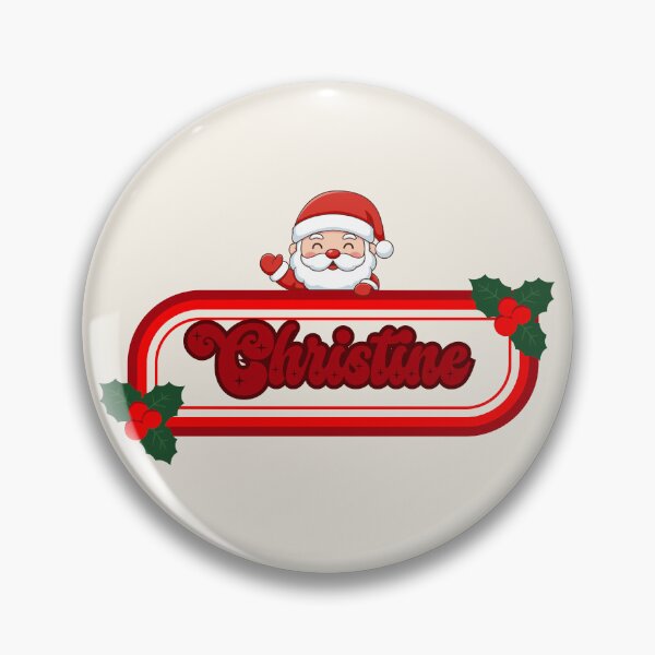 Item preview, Christine and Santa Claus designed and sold by ArtCraftLab.