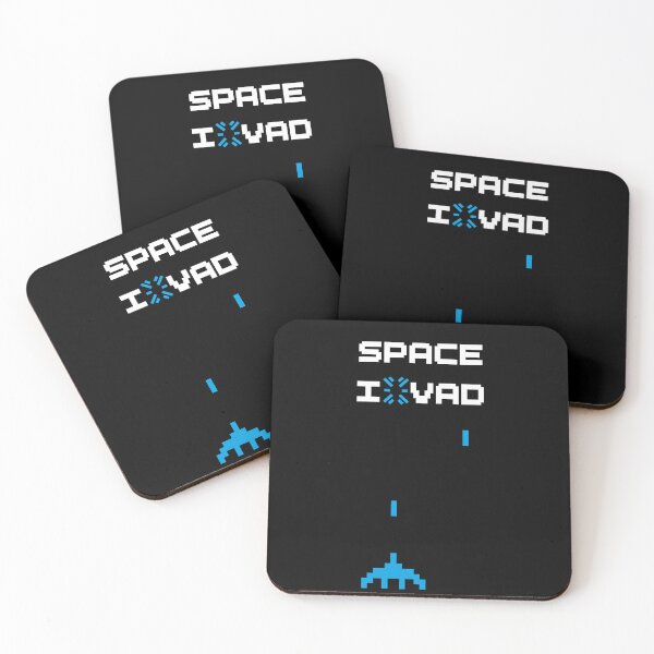 Item preview, Space Invad - Retro pixelart (8-bit) (dark) designed and sold by ProjetF.