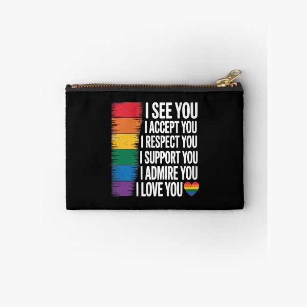 Item preview, I See Love Accept You LGBTQ Men Women Gay Rainbow Pride Flag  designed and sold by CombatTask.