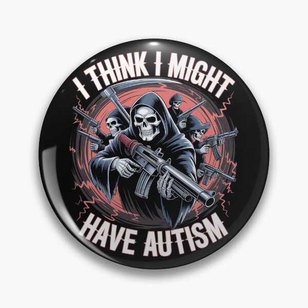 Item preview, I Think I Might Have Autism Hard Skeleton Meme Bootleg  designed and sold by MathisBellanger.