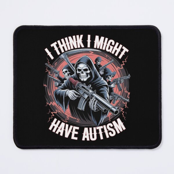 Item preview, I Think I Might Have Autism Hard Skeleton Meme Bootleg designed and sold by MathisBellanger.