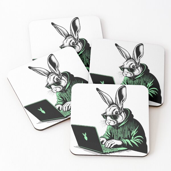Item preview, Cool Hacker Rabbit designed and sold by Lydyb-creations.
