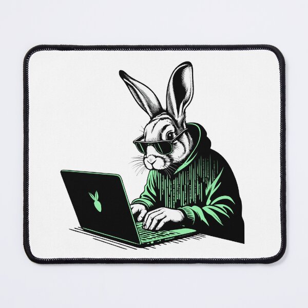 Item preview, Cool Hacker Rabbit designed and sold by Lydyb-creations.