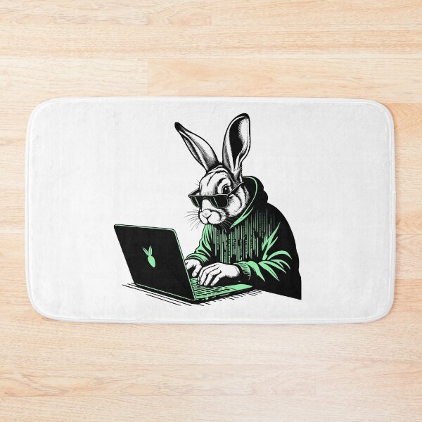 Item preview, Cool Hacker Rabbit designed and sold by Lydyb-creations.
