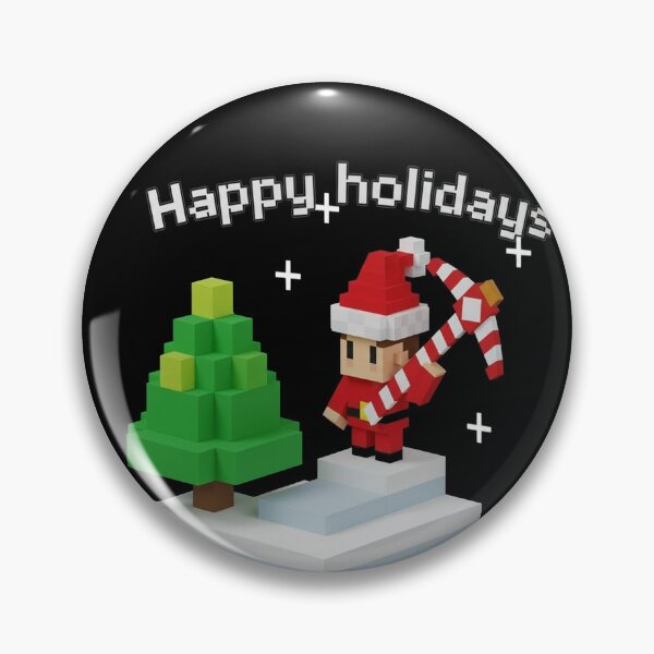 Item preview, Voxel Santa Mine Adventurer Christmas Gift designed and sold by FelixnRobinus.