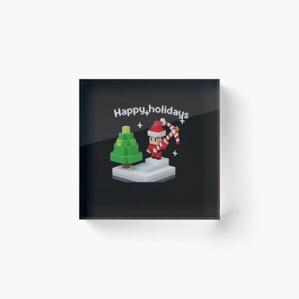 Item preview, Voxel Santa Mine Adventurer Christmas Gift designed and sold by FelixnRobinus.