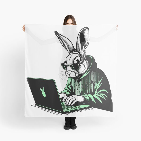 Item preview, Cool Hacker Rabbit designed and sold by Lydyb-creations.