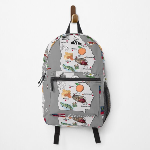 Item preview, All About Georgia! Iconic State Map, Peaches, Atlanta & Southern Charm designed and sold by mashmosh.