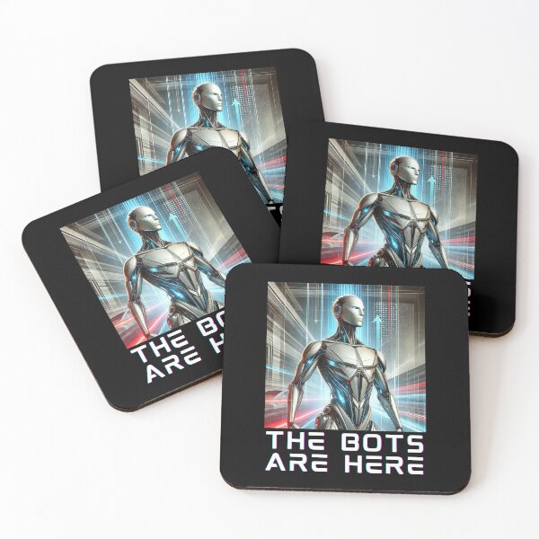 Item preview, humanoid robot art designed and sold by TEEJAMBOREE.