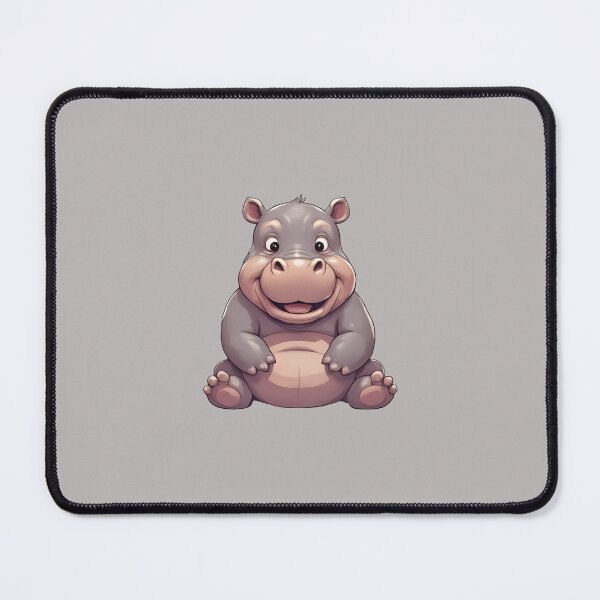 Item preview, Kawaii Hippopotamus – Cute and Adorable Animal. designed and sold by Erikacecilia20.