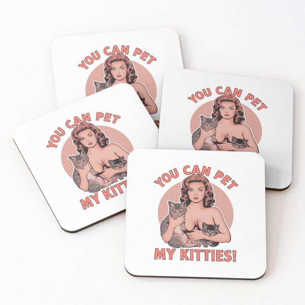 Item preview, You can pet my kitties! designed and sold by NicMacTees.