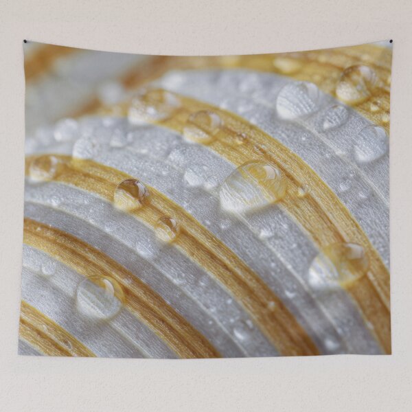 Item preview, Water droplets on striped surface designed and sold by anytka.