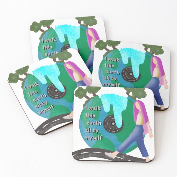 Item preview, Walking alone  designed and sold by BRIGHT BLOOM ART STUDIO.
