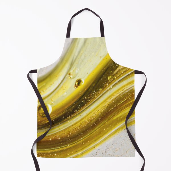Item preview, Oil flows in golden waves on white designed and sold by anytka.