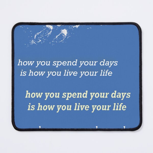 Item preview, motivational sticker: how you spend your days designed and sold by lilaismygirl.