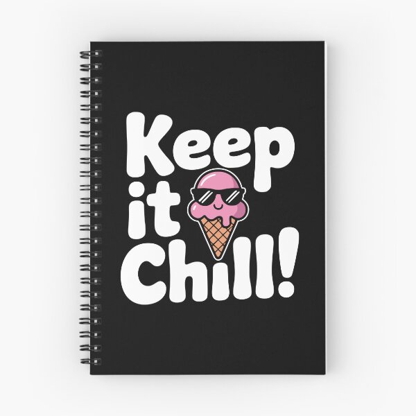 Item preview, Keep It Chill! Funny Ice Cream Pun designed and sold by PMCreative.