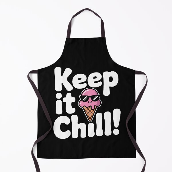 Item preview, Keep It Chill! Funny Ice Cream Pun designed and sold by PMCreative.