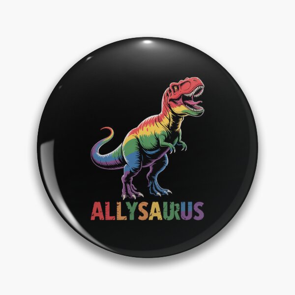 Item preview, Dinosaur Lgbt Gay Pride Flag Allysaurus designed and sold by HeinzanoWeno.