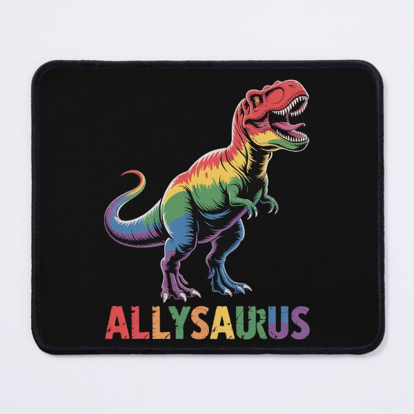 Item preview, Dinosaur Lgbt Gay Pride Flag Allysaurus designed and sold by HeinzanoWeno.