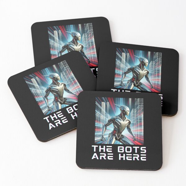 Item preview, humanoid robot art designed and sold by TEEJAMBOREE.