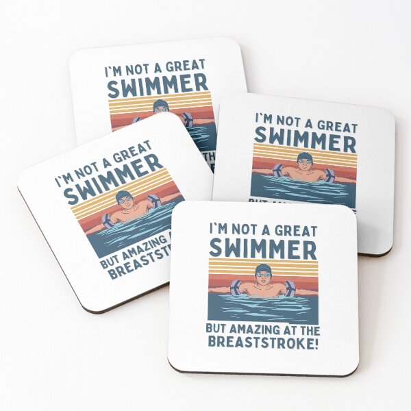 Item preview, Not a great swimmer, but amazing at the breaststroke! designed and sold by NicMacTees.